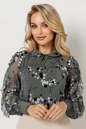 Блузка женская  7090/01/Оливковый