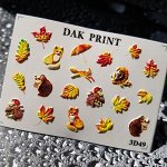 Dak Print - 3D Слайдер-дизайн для ногтей