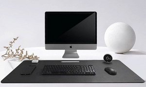 Коврик для мыши Xiaomi MIIIW Oversized Leather Cork Mouse Pad 900*400mm (MWMLV01)