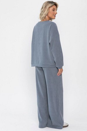 Костюм трикотажный Августа ХИТ (светло-серый) К14347-5М