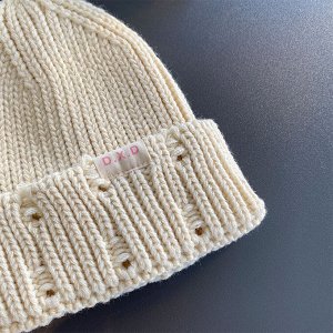 Детская шапка однотонная с эффектом лёгкой потертости, акрил, 2–6 лет
