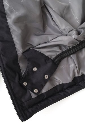 Куртка спортивная зимняя Асимметрия черный