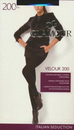 Колготки теплые, Glamour, Velour 200