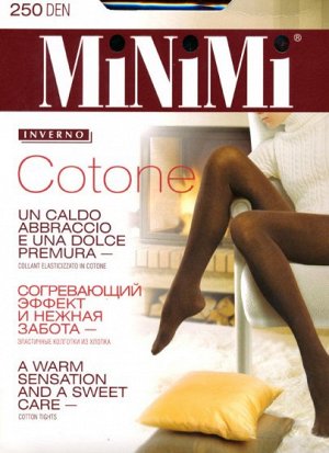 Колготки теплые, Minimi, COTONE 250 оптом