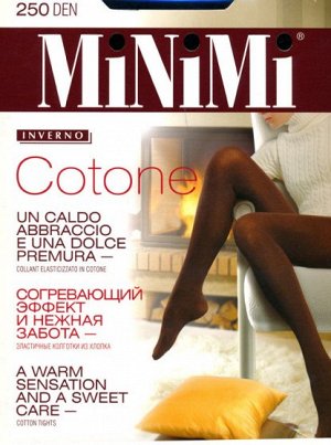 Колготки теплые, Minimi, COTONE 250 XL-XXL оптом