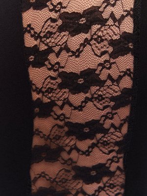 Леггинсы с кружевом LL13139BLK00