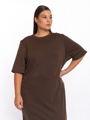 Платье из плотного трикотажа PP51506BRW19