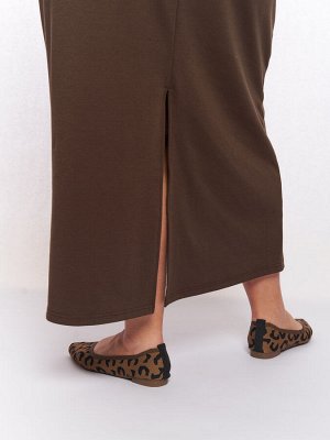 Платье из плотного трикотажа PP51506BRW19