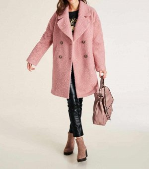 Пальто, розовое