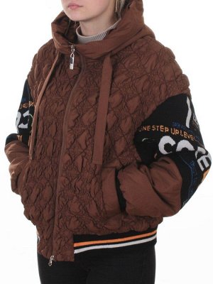705 BROWN Куртка демисезонная женская (100% гр. синтепон)