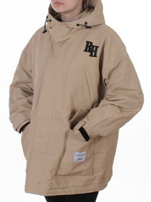 3097 BEIGE Куртка демисезонная женская (100 гр. холлофайбер)