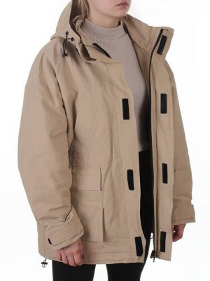 3097 BEIGE Куртка демисезонная женская (100 гр. холлофайбер)
