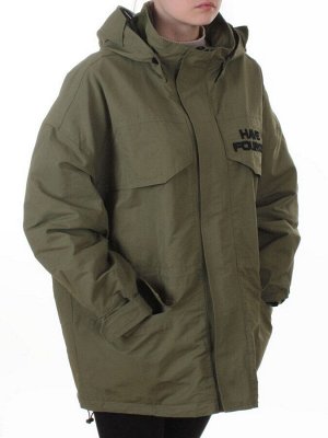 3094 GREEN Куртка демисезонная женская (100 гр. холлофайбер)