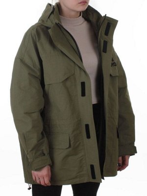 3094 GREEN Куртка демисезонная женская (100 гр. холлофайбер)