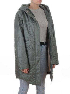 9616 GREEN Куртка демисезонная женская (100 гр. холлофайбер)