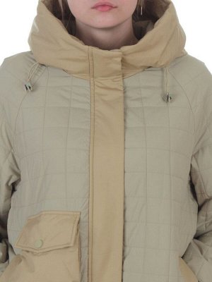 9608 LT. GREEN (OLIVE) Куртка стеганная демисезонная женская (100 гр. синтепон)