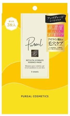 722020 Pureal Retivita Essence Mask для гладкой, нежной кожи сужающая поры, 3шт