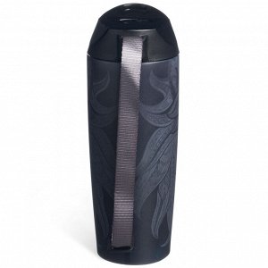 Термокружка AGNESS «Лев» 360 мл — вакуумная сталь 18/10 с кнопкой-стоппером