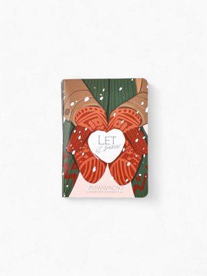 Эфирное масло новогоднее на открытке Let it snow, аромат свежести, 5 мл