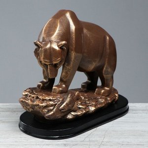 Статуэтка "Медведь". бронзовый цвет. 25 см