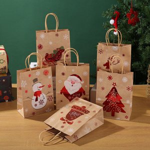Пакет подарочный, для бутылки, 3 шт
