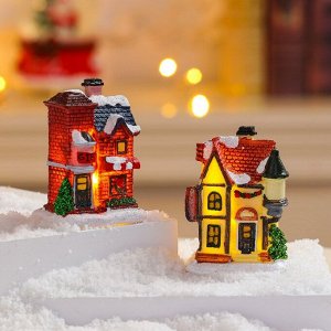 Куралеся Ночник новогодний Дом, на батарейках