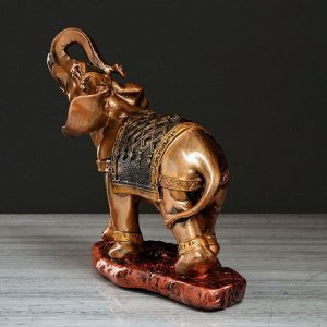 Сувенир "Слон шагающий", золотой, 30 см