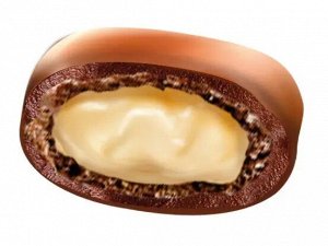 Драже подушечки с молочной начинкой в шоколадной глазури хрустящие (упаковка 0,5 кг)