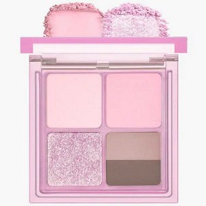 Компактная палетка для макияжа глаз Peripera Ink Pocket Shadow Palette #02 Cool Summer Vibe, 6.4г