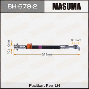 Шланг тормозной Masuma для Nissan Serena, задний, левый, арт. BH-679-2