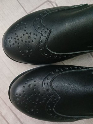 Скидка на кожаные туфли