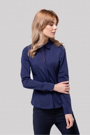 8027 Рубашка женская/Блузка текстиль