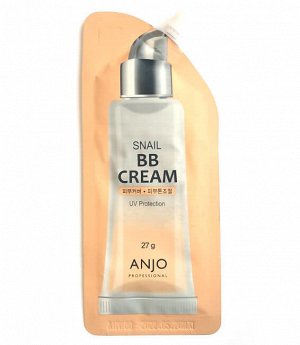 ANJO  Professional Snail BB Cream, SPF 50+, PA+++, ББ-крем для лица с экстрактом муцина улитки, 27 г