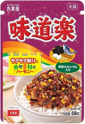 Приправа к рису Фурикаке AJIDORAKU кацуо и морская капуста 58g