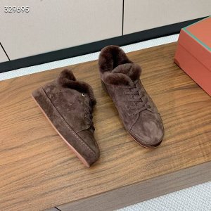 Ботинки женские замшевые зимние
