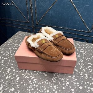 Мокасины женские замшевые зимние