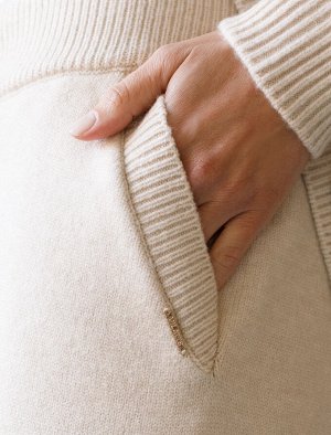 Брюки из пряжи с кашемиром