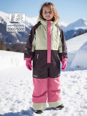 Комбинезон детский зимний Amarobaby Active, лаймовый