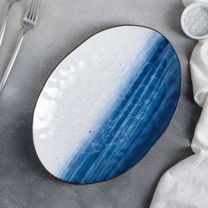 Блюдо Доляна «Космос», 30,8x21,7x3,3 см, цвет синий