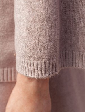 Свитер из пряжи с кашемиром макиато меланж