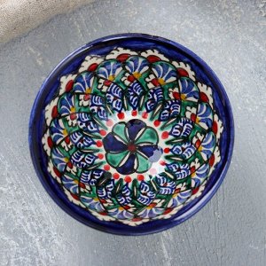 Пиала узбекская Риштанская Керамика «Узоры», 120 мл, d=9.5 см, МИКС