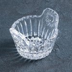 Икорница хрустальная 10х7 см, 80 мл