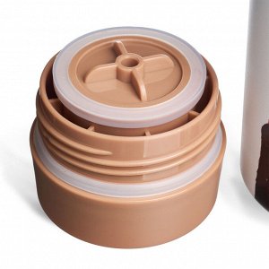 AGNESS FOXY термокружка 350 мл, нерж. сталь 18/10, вакуум с медной прослойкой, герметичная крышка