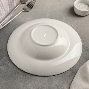 Тарелка для пасты «Белла», 24,7 см, цвет белый