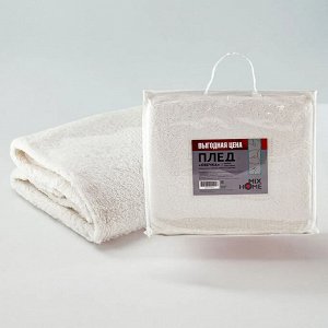Плед "Овечка" 120х150см, пл.240, цв. белый