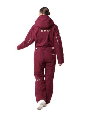 Комбинезон B-9063 Темно-бордовый