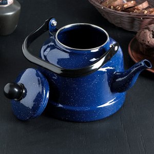 Чайник 2,5 л "Синий мрамор" 24х17х26 см