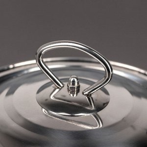 Котелок из нержавеющей стали «Походный», 1.7 л, 18x10 см, серебристый