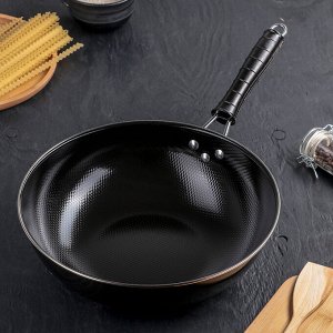 Сковорода-Wok «Просто», d=32 см, цвет чёрный