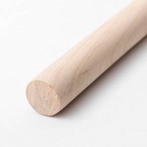 Скалка деревянная Доляна, 40 см, прямая
